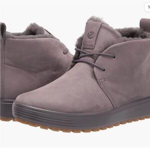Ecco Soft 7 Tred Sherling Ankle Boot Size Women’s 8-8.5 Color Gravity